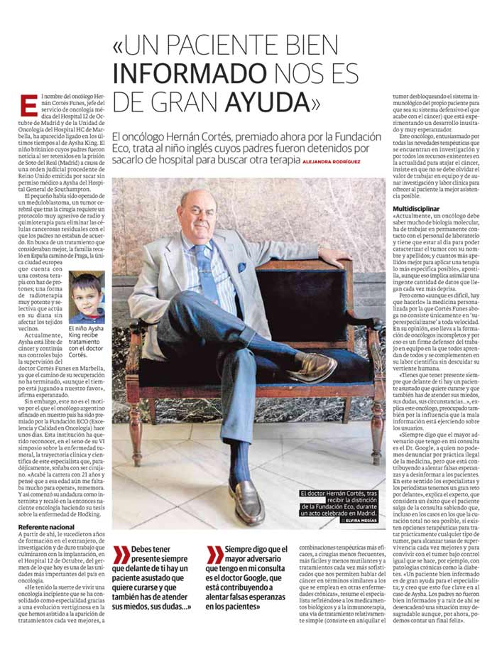 Entrevista Dr. Cortés Funes Revista Salud