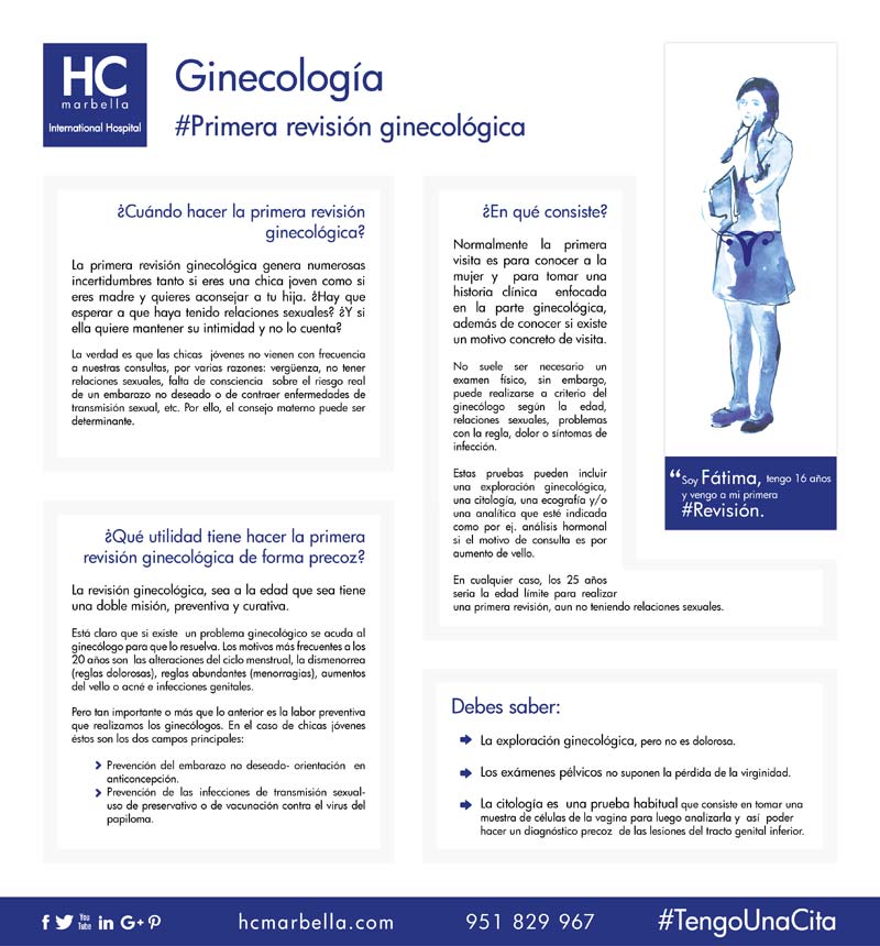 Primera revisión ginecológica