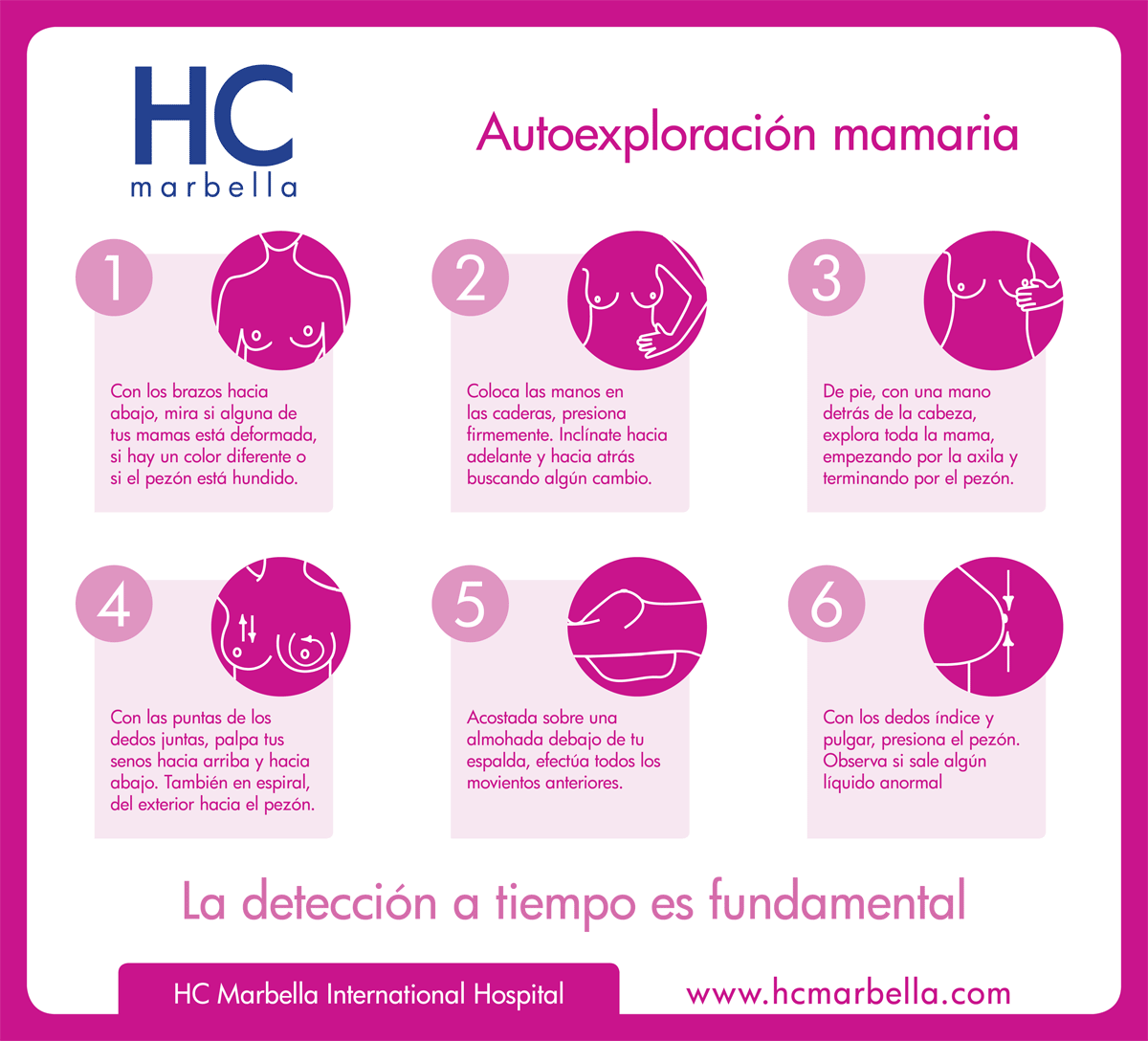 Exploración mamaria y prevención