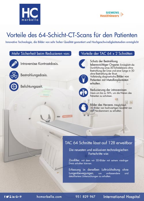 Vorteile der TAC 64 x 2 Schnitten