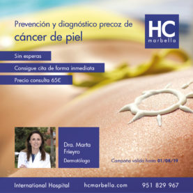 Campaña de Prevención y diagnóstico precoz de cáncer de piel