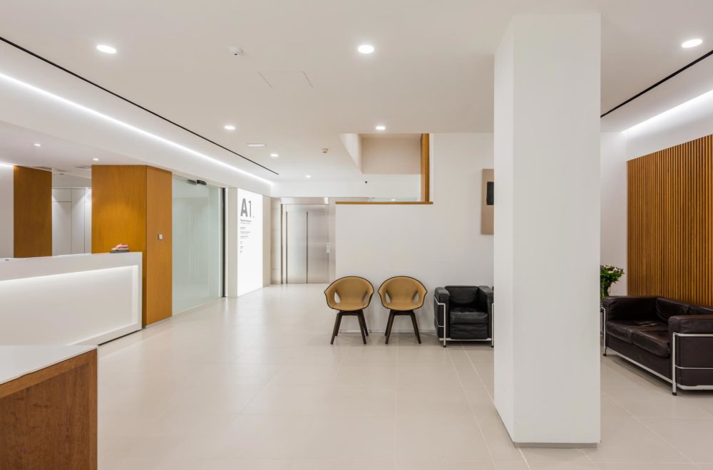 recepción cardiología