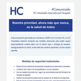 Comunicado Coronavirus