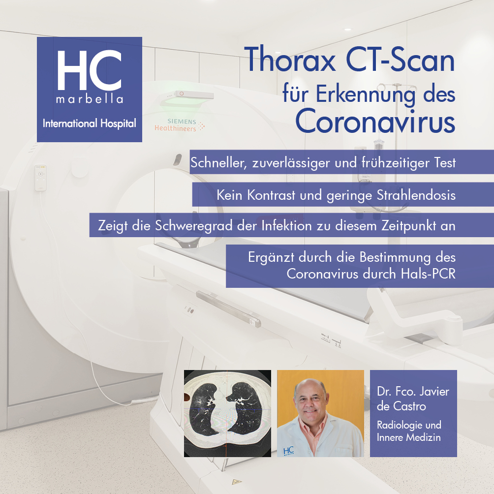 Thorax-CT für Coronavirus