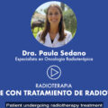 Paciente con tratamiento de radioterapia