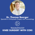Knee surgery with CORI