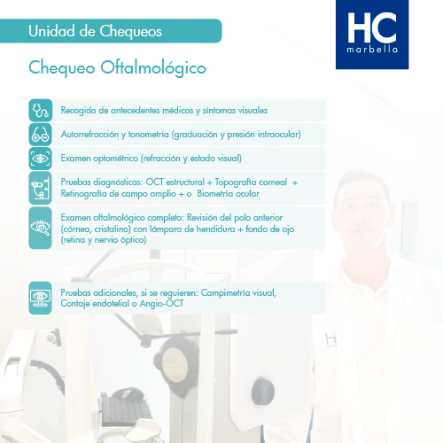 chequeo oftalmología
