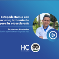 Estapedectomía con láser azul