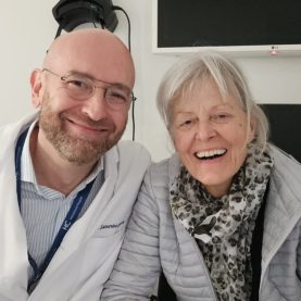 Dr. Gismero y paciente