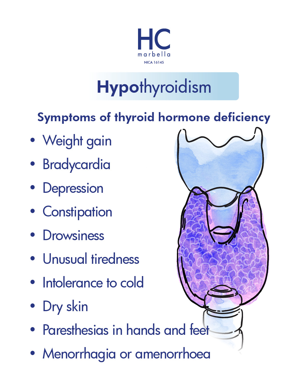 hypothyroidism symptoms