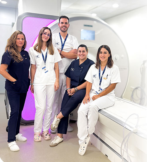 Equipo de técnicos de radiología de HC Marbella
