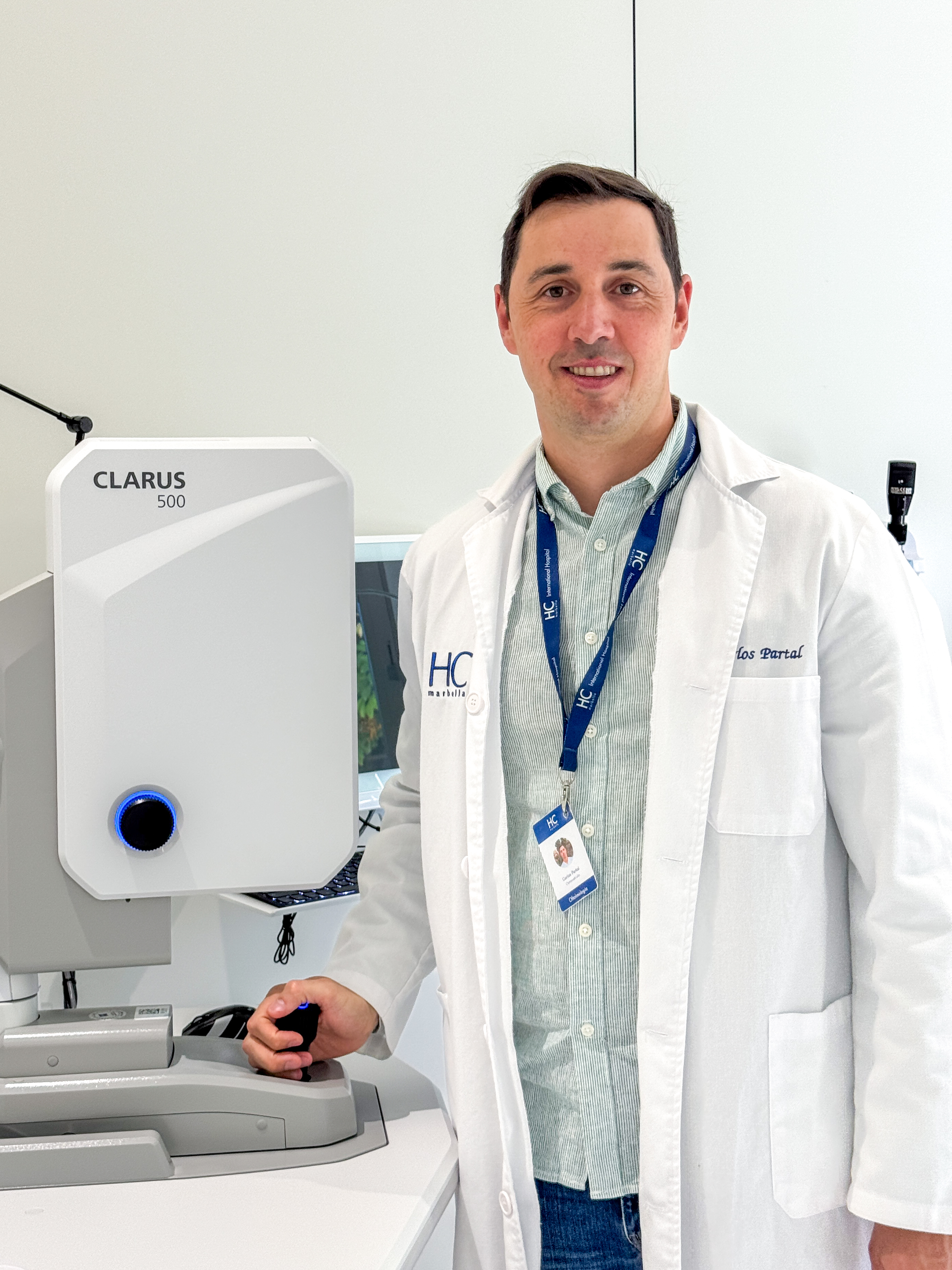 Carlos Partal, óptico optometrista en Marbella