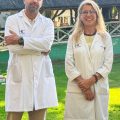 Dr. Gerchunoff y Dra. Bellinvia, equipo de la Unidad de Mama