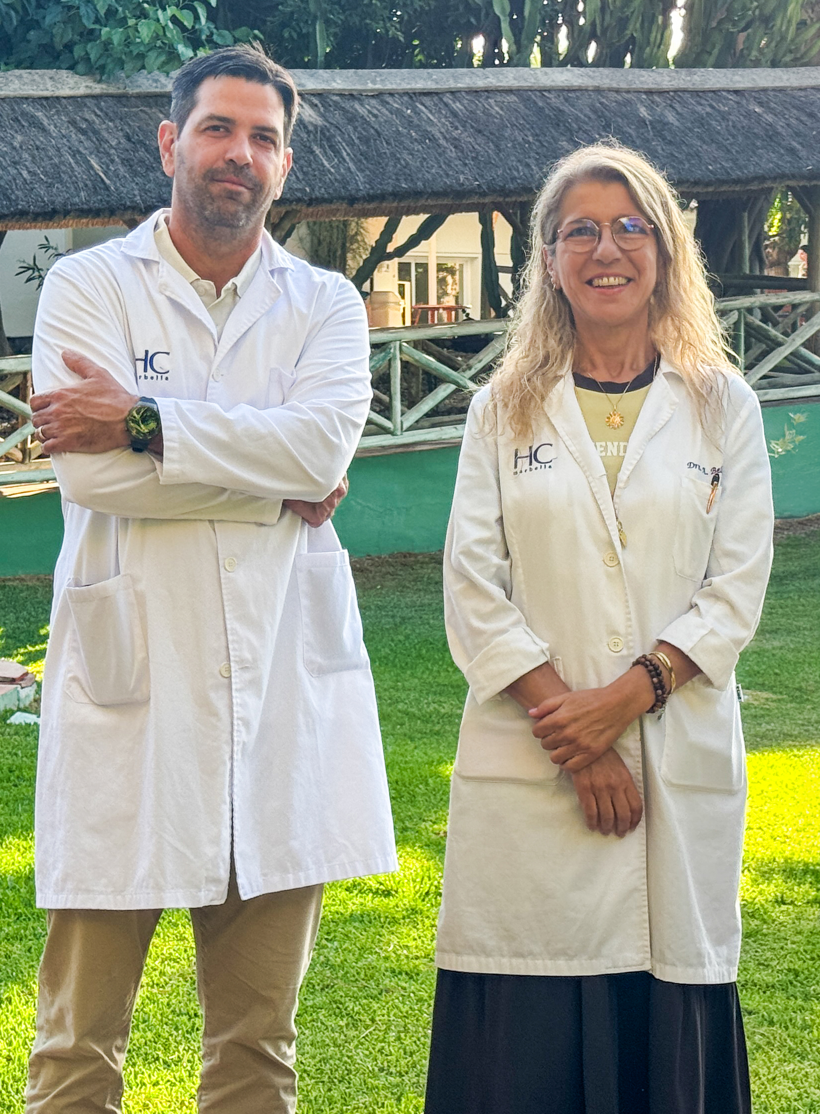 Dr. Gerchunoff y Dra. Bellinvia, equipo de la Unidad de Mama