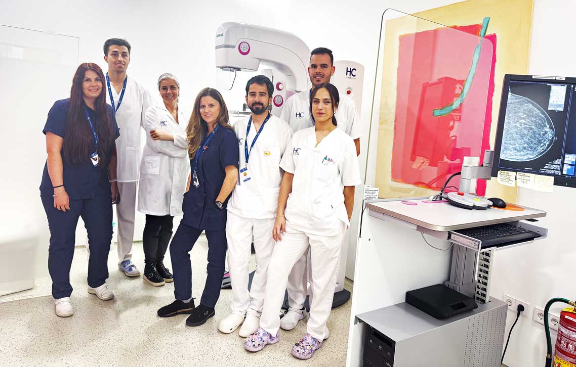 Equipo diagnóstico de mama con IA